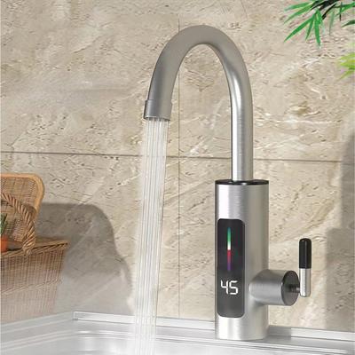 3000W 36 * 20cm Haushalts-Schnellheizhahn Intelligenter digitaler Anzeigebildschirm Leistungsstarker elektrischer Warmwasserbereiter Sofort heißer elektrischer Wasserhahn
