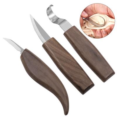 1 Set Woodworking Knifes Sharp High Hardness Sculpture Lightweight Craft Carving Cutter Wood Carving Kit Home