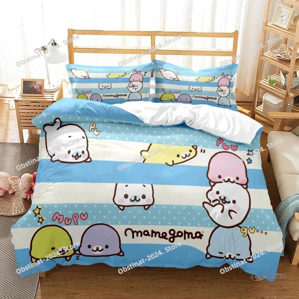 Cute Bubu Dudu Cartoon Bear Panda Bedding Set Duvet Cover Full Queen King Size Pillowcase Bed Printed Bed Set Aldult Kid Bedroom
