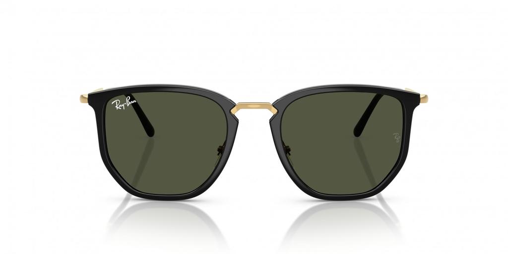 Sunglasses 0RB4451 BLACK GREEN 63063153 Polarized [Ray-Ban] (Black/Green)