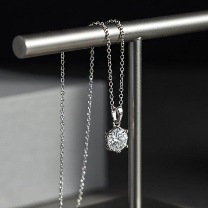 

MAISON DE SHE Moissanite Necklace Wrap Diamond 6-Prong BMN004 BMN004
