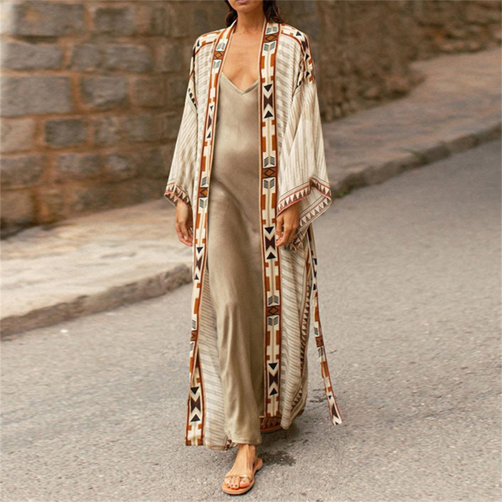 

Платья-рубашки для женщин Сексуальные повседневные полосатые блузки с длинным рукавом Свободные платья макси с разрезом на пуговицах One Size