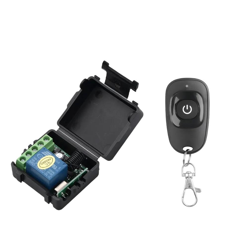 433Mhz Universal Wireless Remote Control Switch DC 12V 1CH Relay Receiver Module RF EV1527 Learning Code Transmitter