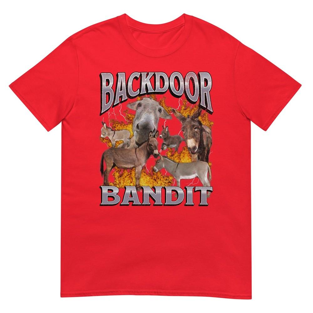 Backdoor Eats Funny Offensive Donkey Meme Bootleg Tshirt S