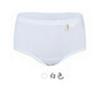 Yier Shuang Women's Plus Size Cotton Ribbed High-Waist Elastic Breathable Triangle Panties