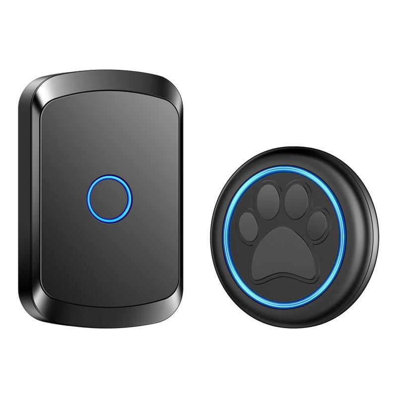 Wireless Waterproof Dog Training Doorbell with Touch Button, 60 Melodies, 5 Volume Levels, 1 Receiver + 2 Transmitters