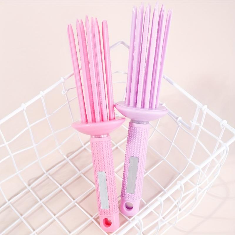 Wanmei Round Hair Brush Hair Comb Fluffy Curling Comb Round Curling Iron Hair Styling Tool Natural Fluffy Curls