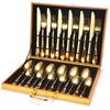 South East Asia Stainless Steel Tableware Set 24-piece Western Food Utensils Knives, Forks, Spoons Box Storage 2026