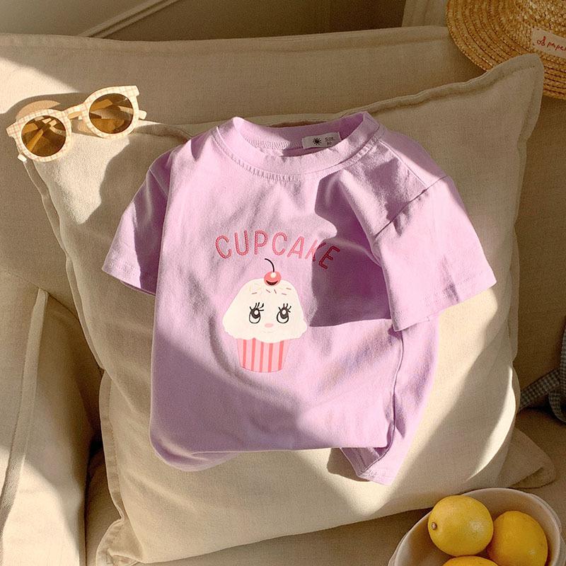 Children's Clothing Children's Short Sleeved T-shirts Men's and Women's Clothing Cartoon Printed Tops Children's Half Sleeves