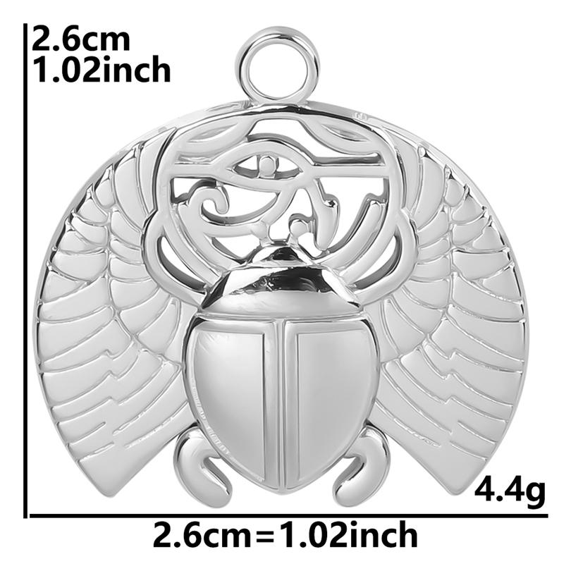 6pcs/Lot Insect Pendant Silver Color Stainless Steel Butterfly Charms For Jewelry Making Supplies DIY Necklace Earrings Pendants