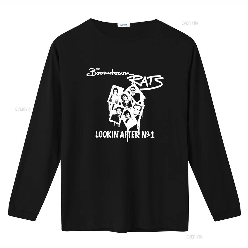 The Boomtown Rats Lookin After No 1 Music Band T Shirt Stylish Rock Merch for Fans Vintage Washed Slightly Comfortable