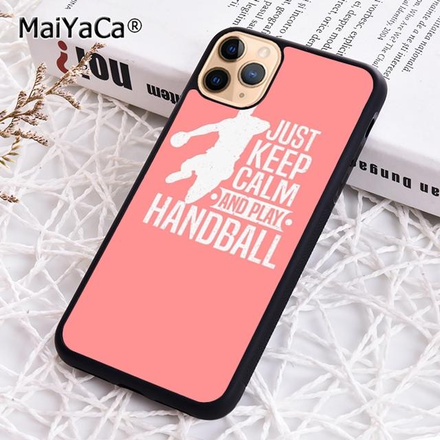 Real Girls Play Handball Quotes Phone Case For iPhone 17 Air 16 Pro Max 15 14 Plus 12 13 Shell Cover Coque