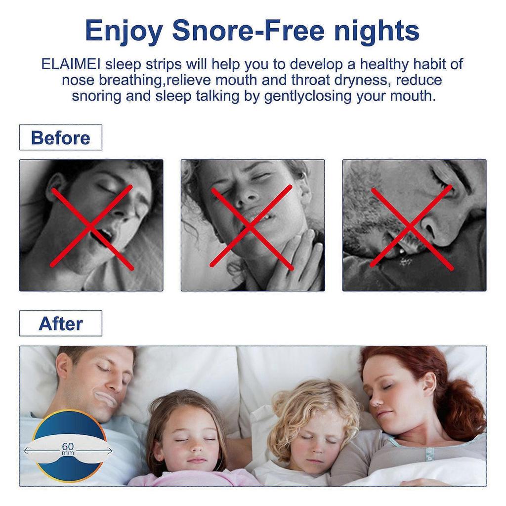 90pcs Sleep Strips Mouth Tape For Sleeping Less Mouth Breathing