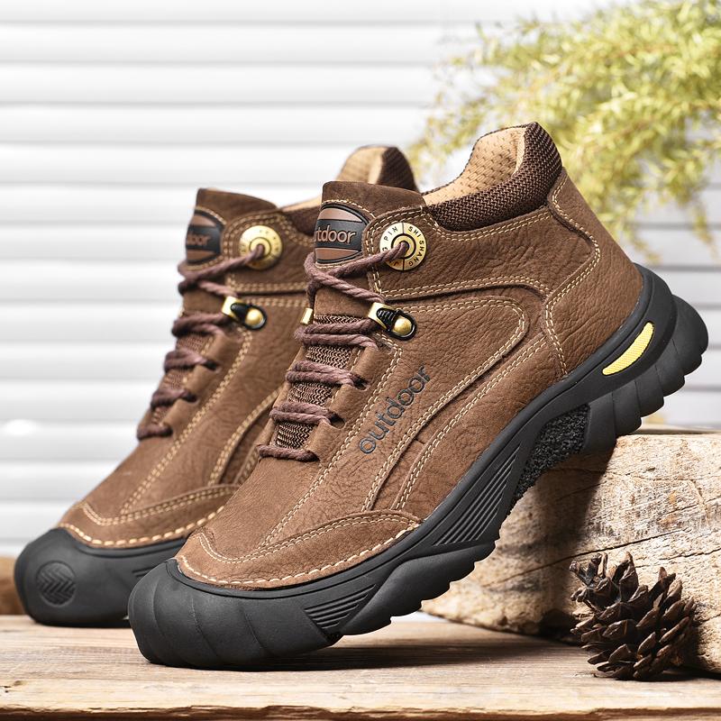 Fashion New High-Quality Men's Outdoor Adventure Hiking Shoe Anti-Slip And Breathable Adventure Shoe Durable And Comfortable Travel Shoe