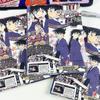 Detective Conan Poster Retro Quaderno A5 in Pelle – Pagine Illustrate a Colori, Planner per Studenti con Pagine a Righe Orizzontali