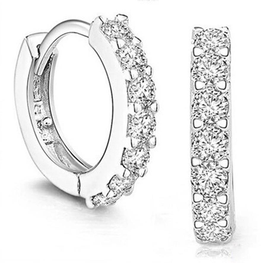 Women Fashion Single All-match Earrings Ear Buckle Circle Earrings