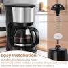 Cestello porta filtro di ricambio per macchina da caffè con tappo a molla Kit Accessorio Compatibile con 990117900 990237500
