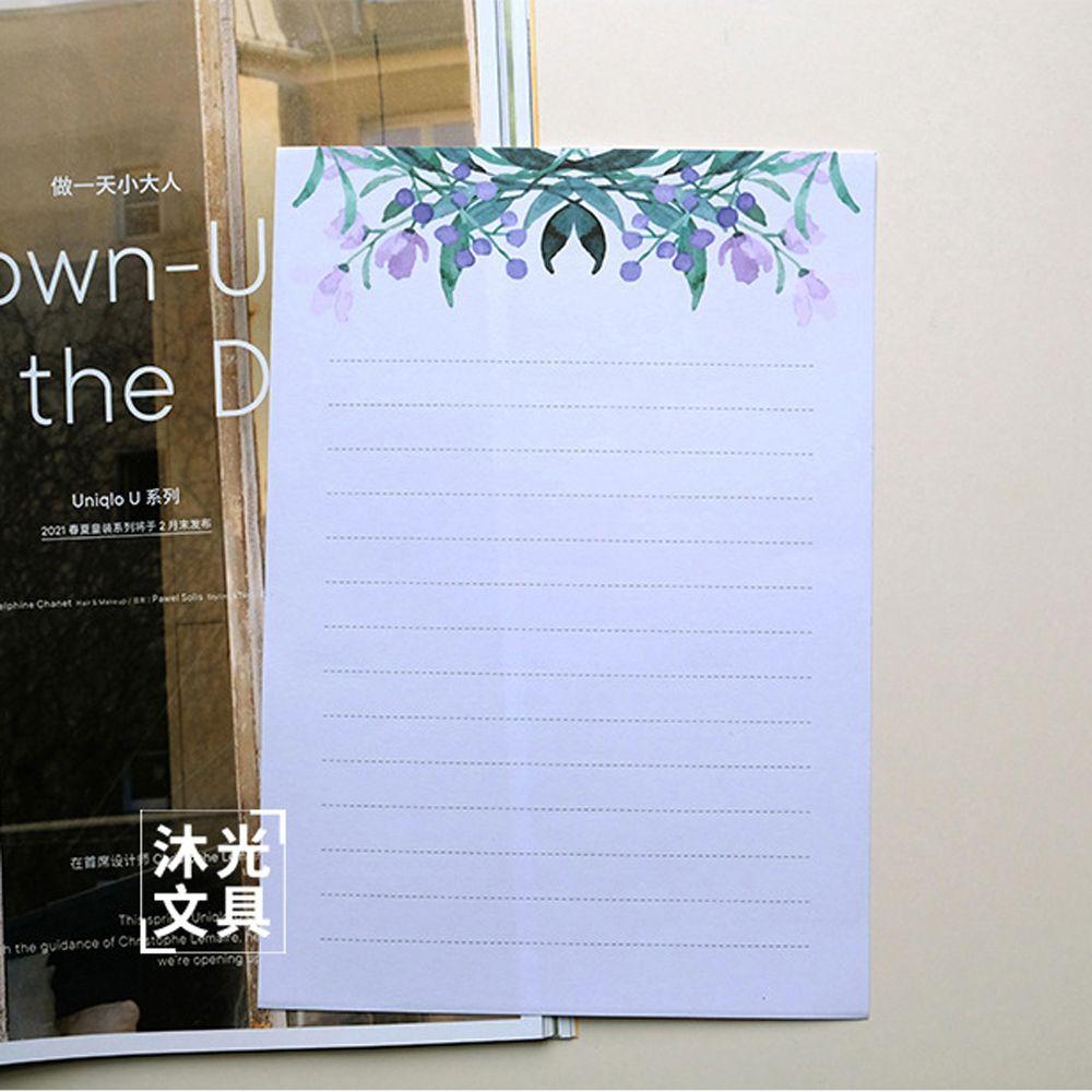 Wedding Birthday Party Letter Pad Flowers Envelope Writing Paper Greeting Card Letter Paper