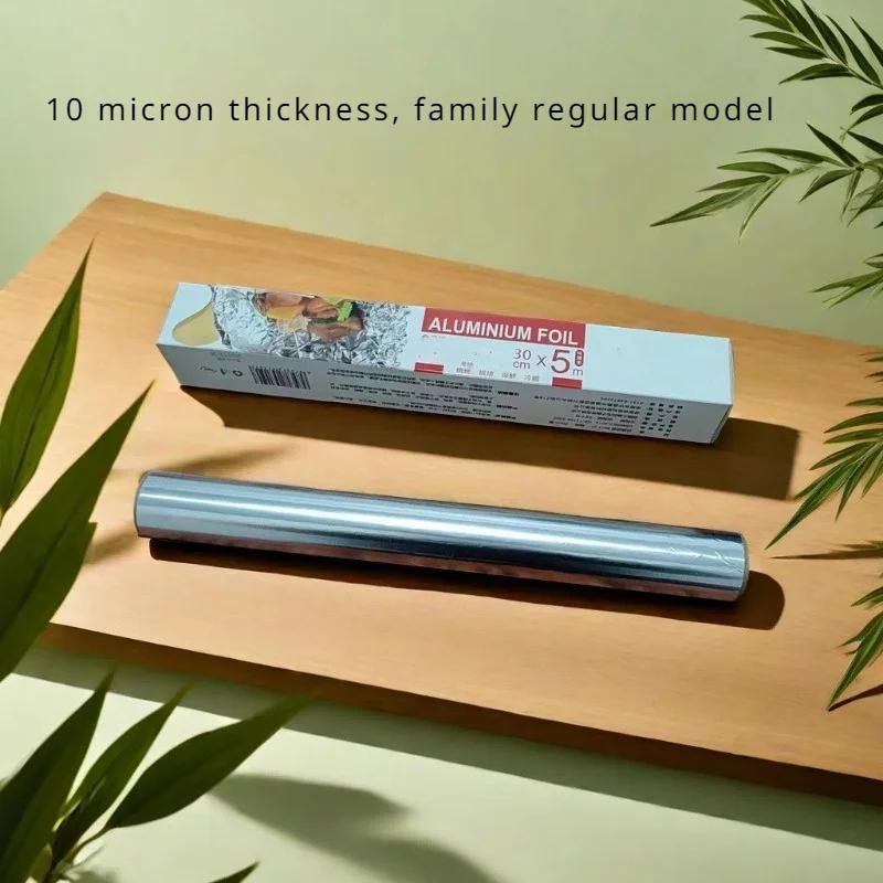 One Roll Of Aluminum Foil Micrometer Thickness Can Choose From Regular Thickened Models Food Grade Kitchen Tin Foil Paper Su