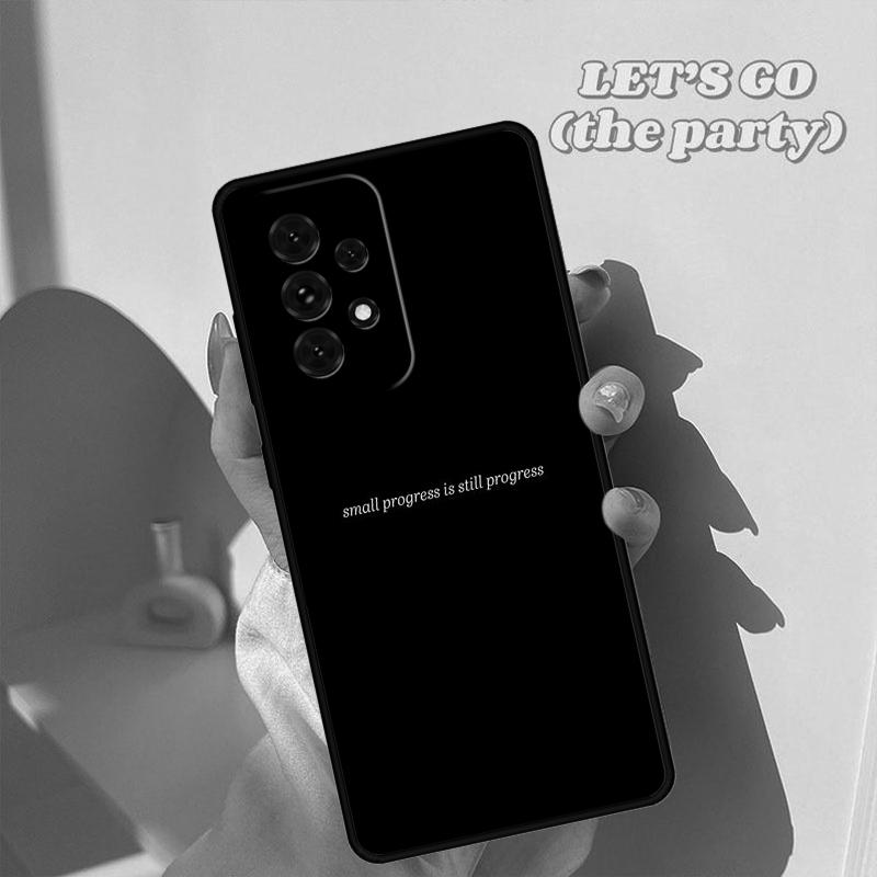 

Aesthetic Minimal Quotes phone case For Samsung Galaxy A42 A31 A40 A51 A71 A32 A80 A91 A52 A72 A73 A20e A21S A50 A70 A11 A12 Samsung A11