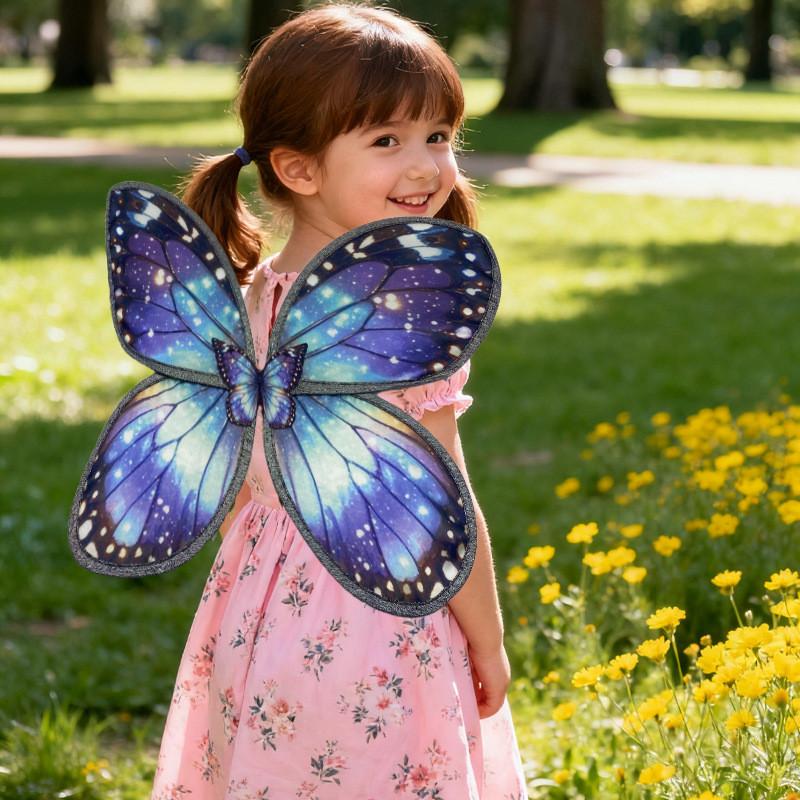 Kids Dress Up Angel Wings Fabric Material For Birthday And Themed Party Photoshoot