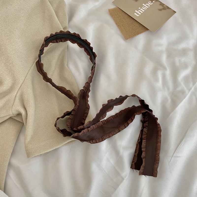 

Lystrfac Новая весенняя фея кружевная повязка на голову для женщин женская дикая милая длинная лента повязка на голову для девочек украшения для волос аксессуары