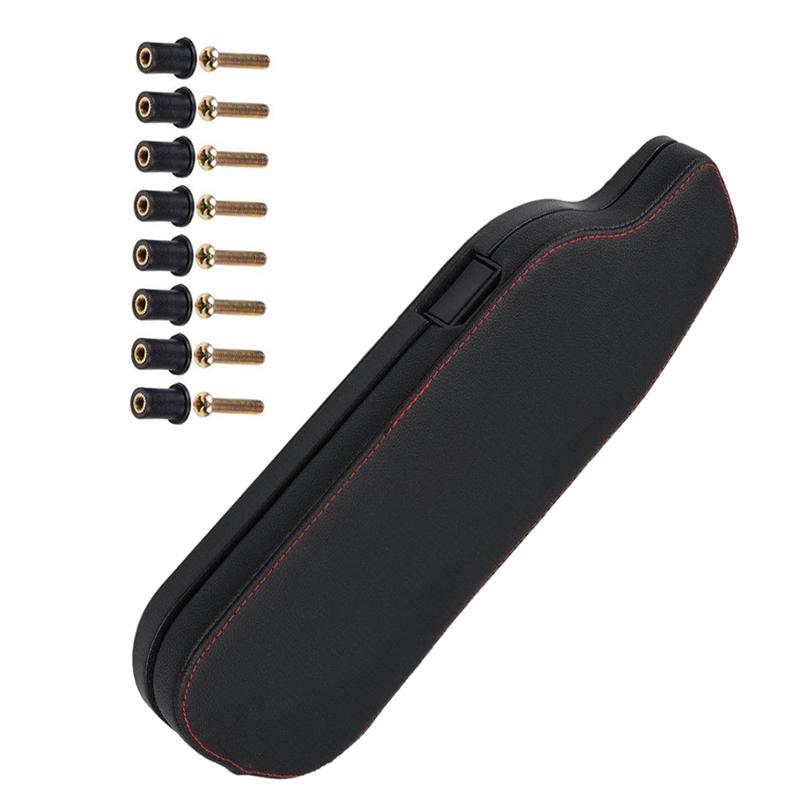 Armrest Latch Cover Leather Center Console Armrest Lid Cover Cap for Toyota 86 Subaru BRZ 2013-2018 Left Hand Drive