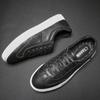 Fashion Men Sneakers Genuine Leather Shoes High Quality Outdoor Flats Man Comfortable White Shoes Men Non-slip Rubber Men Casual Loafers