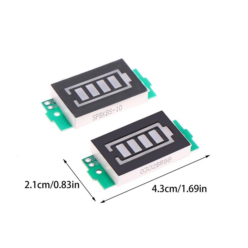 1S 2S 3S 4S 5S 6S 8S Lithium-Batterie Kapazität Ladeanzeige Anzeigemodul 3-34V 5mA Elektrofahrzeug Batterie Leistungstester
