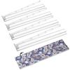 American Mahjong Rack Set with 17.5" Push Ruler and Storage Bag