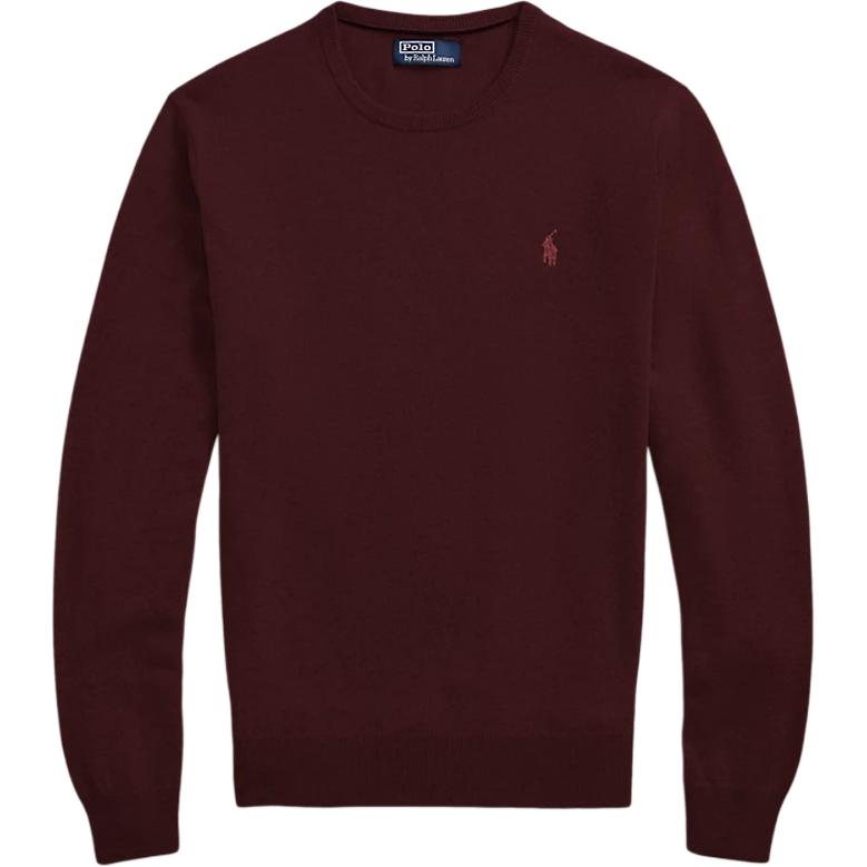 

Polo Ralph Lauren Осінь/Зима 25 Звичайний крій Круглий виріз Манжети в рубчик Светр з довгим рукавом Чоловічий светр 710974148-008 S