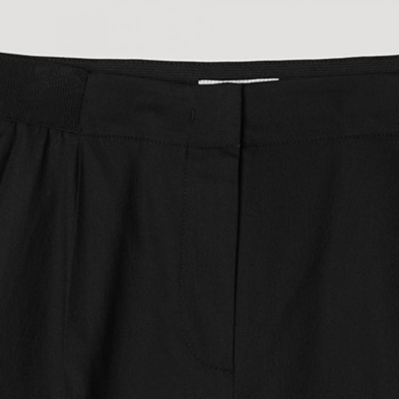 [Ea S miSS] Pantaloni largi cu o cută, bandă ascunsă