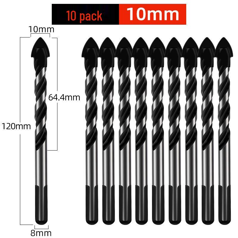 6mm Multi-Function Alloy Drill Bit for Cement, Stainless Steel, Ceramic, and Marble.
