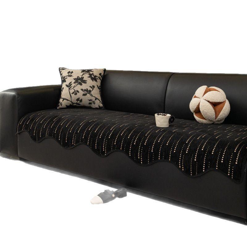 New One-Piece Irregular Sofa Cushion Light Luxury High Sense Non-Slip Straight Row Sofa Seat Cushion