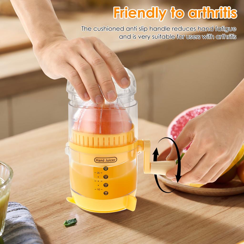Manual Lemon Juicer Hand Crank Juice Extractor  Juicer Scale Lemon Orange Juice DIY Kitchen Juice Tool Essentials Accessories