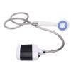 Ensemble de douche de camping portable Pompe de douche rechargeable par USB avec pommeau de douche à 3 modes Tuyau de 147 cm pour pique-nique, camping-car, voyage, animaux de compagnie