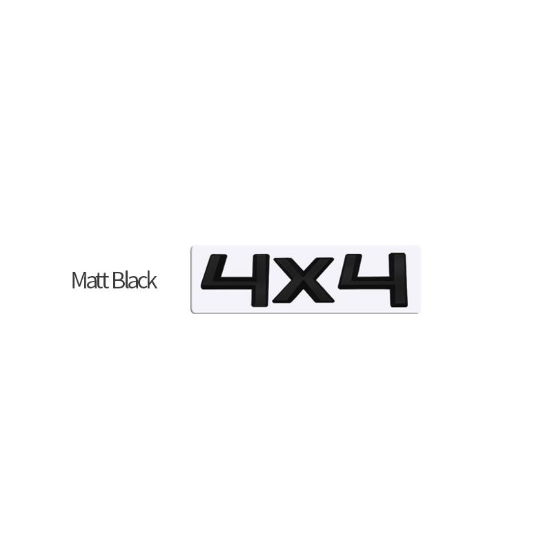 MetaL 3D Badge Logo Car Rear Trunk Body Sticker Letter Emblem For Skoda KODIAQ 4X4 Accessories Glossy Black Matte black