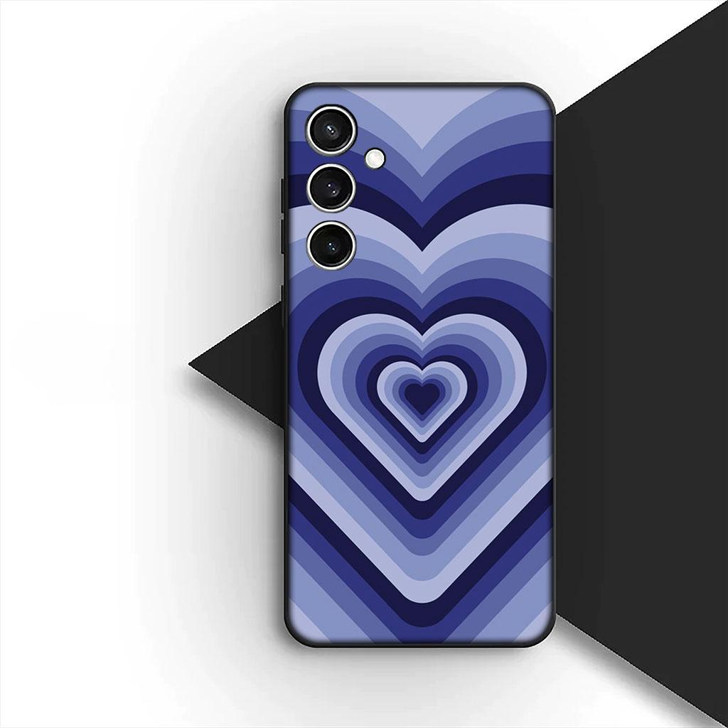Phone Cover for Xiaomi Redmi Note 14 13 Pro Plus ProPlus 14C 13c Pro+ 5G Soft Silicone Case Star Dark Red Heart Love