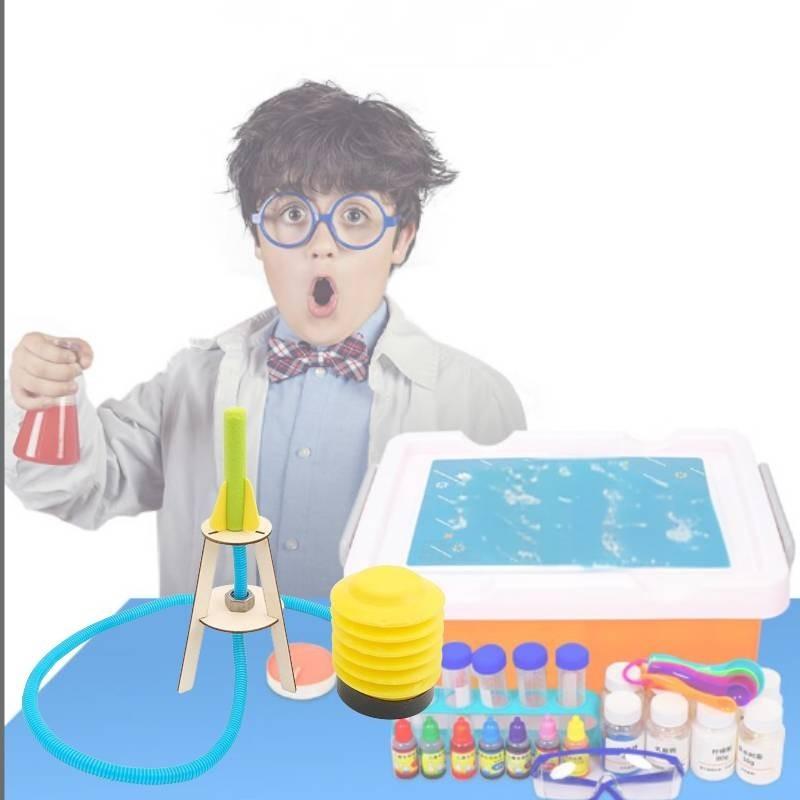 Educational Diy Handmade Rocket Launch Toy For Kids Wooden Material Customizable