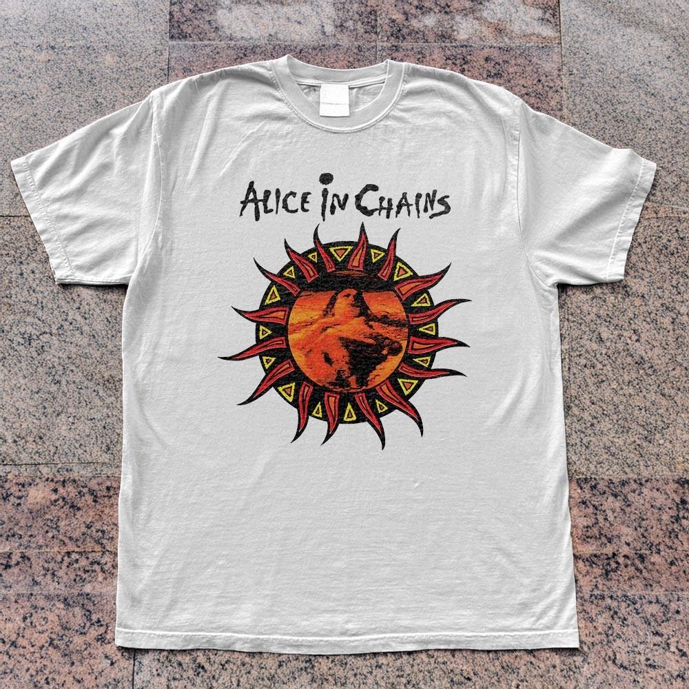

NEW Alice in Chains Lollapalooza 93 White Unisex Tshirt Size S5XL Unisex T-Shirt S