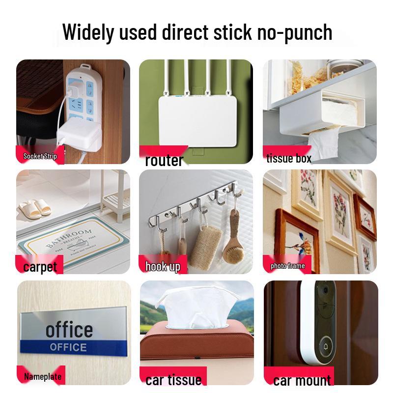 High Viscosity Transparent Nano Double-Sided Tape - Strong, No-Residue Adhesion, Wide Tape