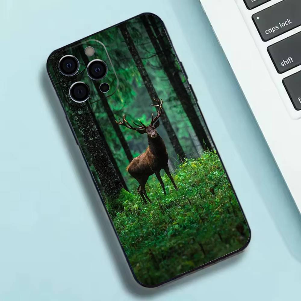 Deer Hunting Phone Case Silicone Soft For IPhone 17 16 15 14 13 12 11 X XR Plus Pro Max Plus