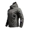 Unisex Outdoor Camouflage Waterproof Windbreaker: Warm, Fleece-Lined, Multi-Pocket Softshell Jacket for Fall and Winter