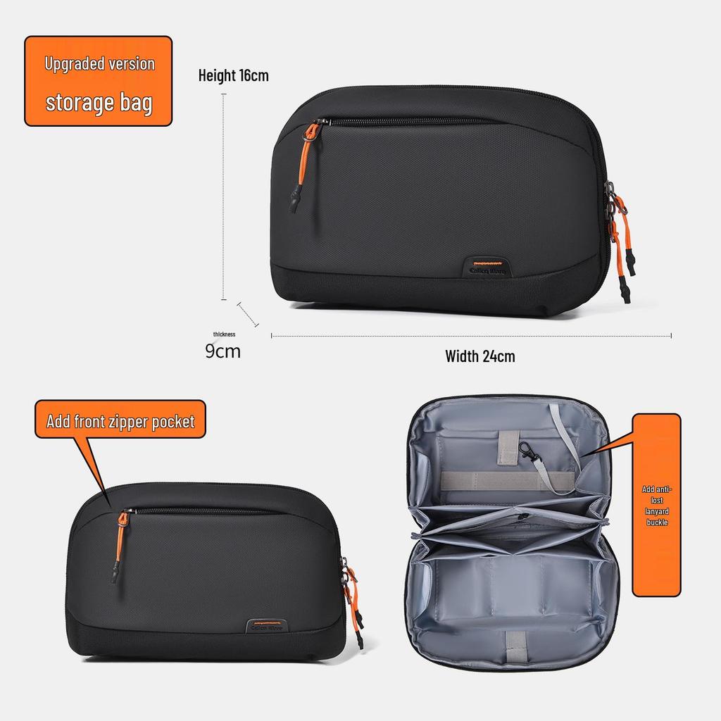Volcano Waterproof Travel Storage Bag: Portable Digital Organizer & Cable Protector