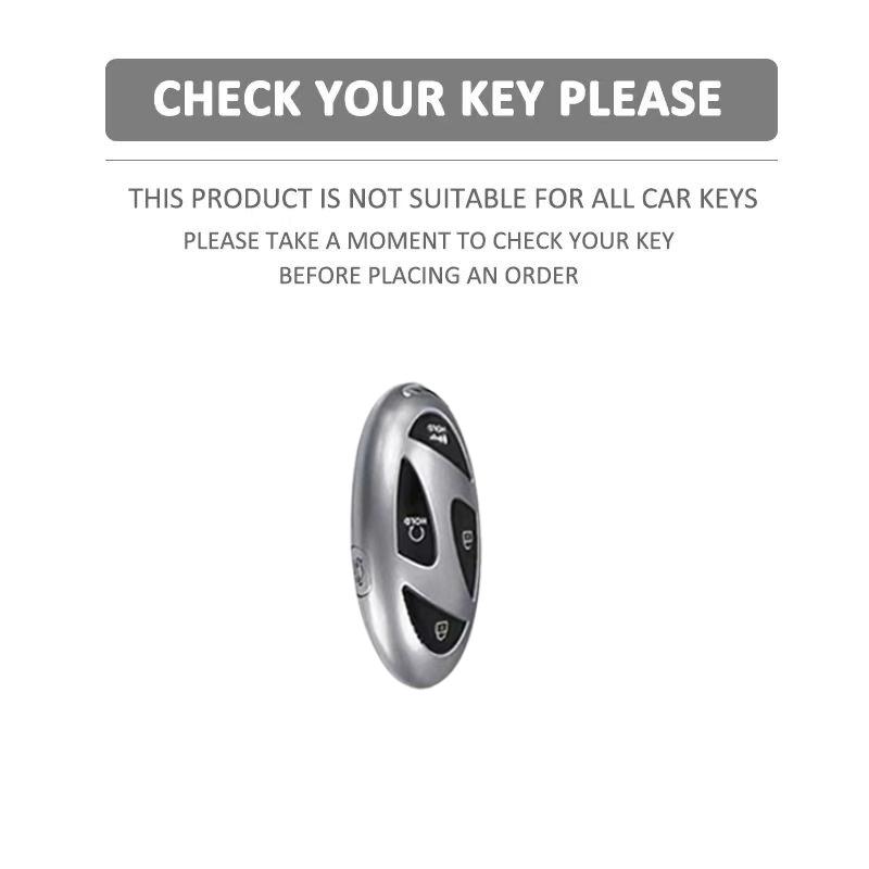 Fashion Tpu Car Key Case Key Cover Shell Fob Holder For New Kona Sx2 For Hyundai Ioniq 6 New Grand Prix Gn7 Car Accessories