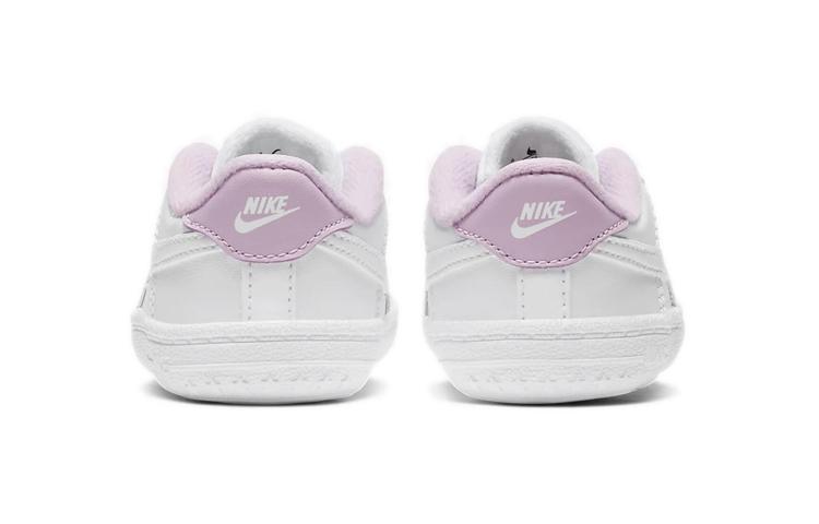 Nike Air Force 1 Crib Slip Resistant Skateboard Shoes White Purple Infant And Toddler CK2201-103