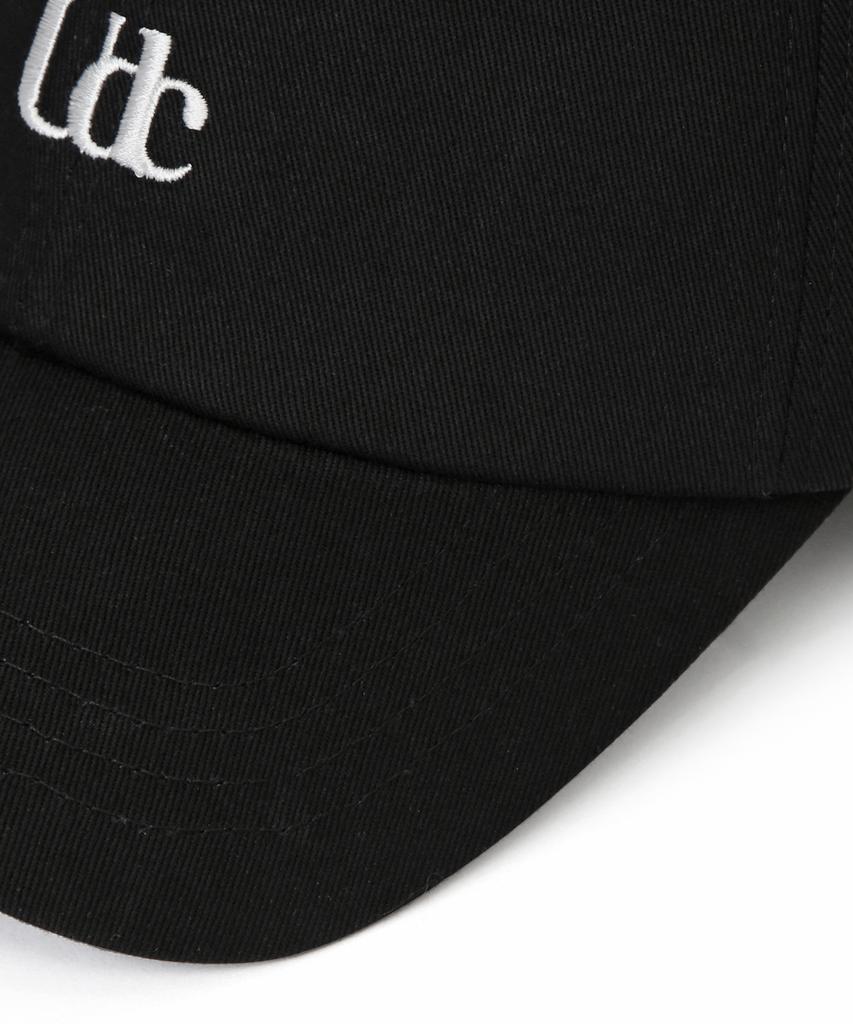 Eondeokeonteulol Cotton Logo Ball Cap Serif Udc / Authenic Bb / Matt Black