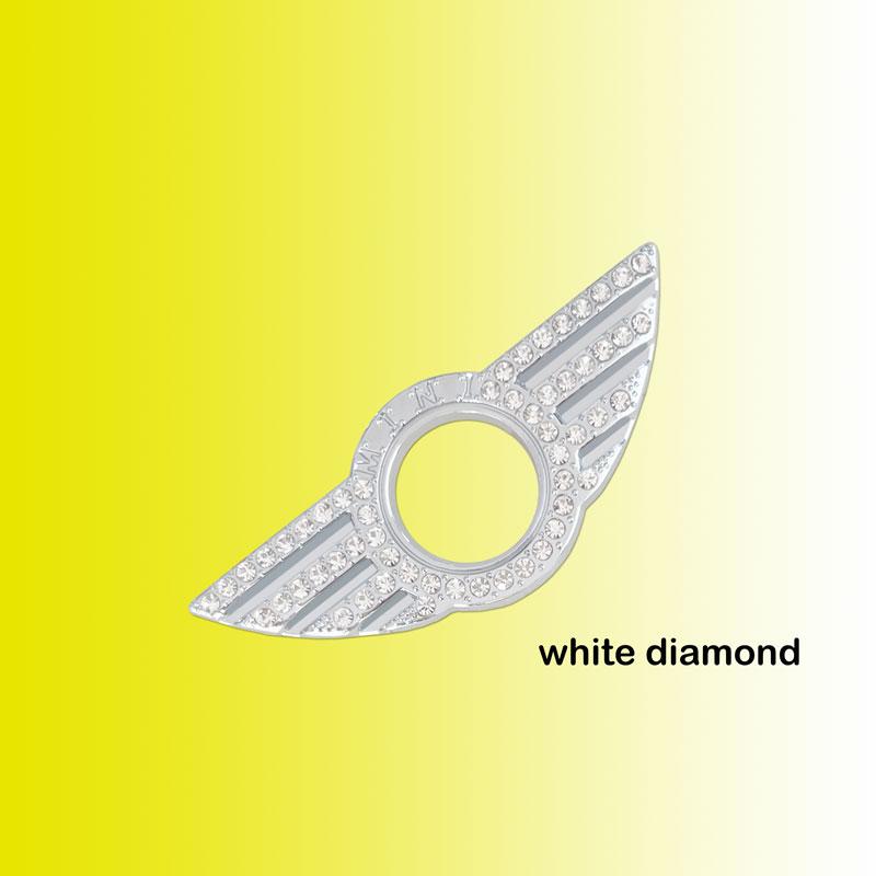 1PCS Be Suitable F55 R50 R53 R56 R60 R57 Cooper Delicate Door Pin Lock Wing Emblem Badge Stickers Car Door Metal Sticker