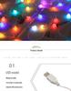 Outdoor Solar LED String Lights - Colorful, Energy-Saving, Long Battery Life
