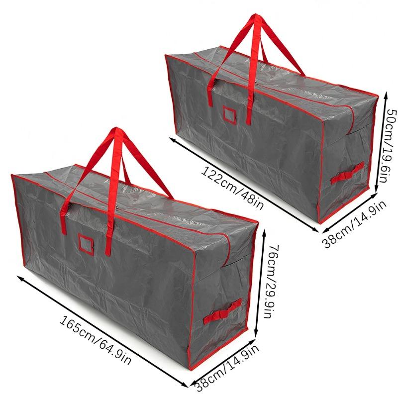 Weihnachtsbaumtasche Aufbewahrung Faltbar Weihnachtsdekoration Kranz Aufbewahrungstasche Multifunktionale Oxford-Stofftasche Hochwertige Aufbewahrungstasche